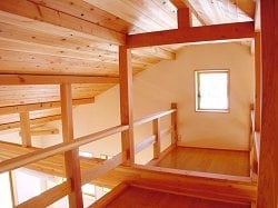 子供室ロフトの様子 小窓からの眺めは抜群 子供室ロフトの様子 小窓からの眺めは抜群
