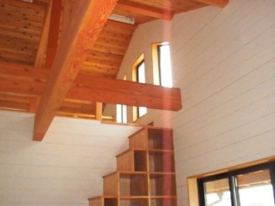 2階居間からのロフトを見る 2階居間からのロフトを見る